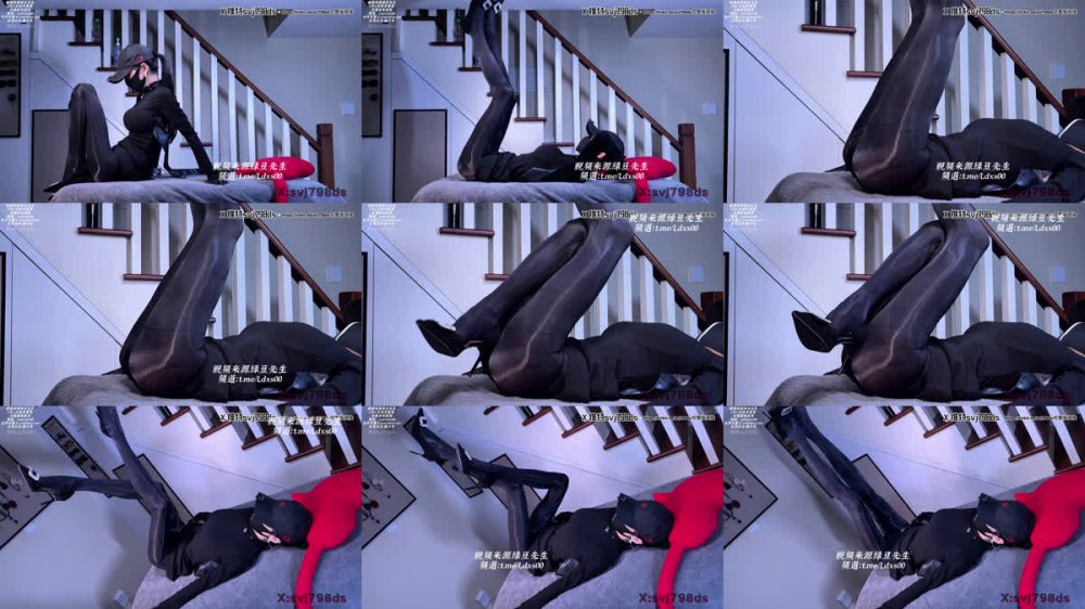 ✨ 推特黃網藝術大師唯美與性愛博主，超級美腿淫娃「SVJ798DS」厚黑絲，三分鏡版4K畫質