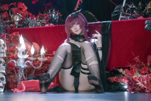 [Cosplay] 屿鱼 崩坏：星穹铁道 卡芙卡 缚月之夜 [60P-425MB]