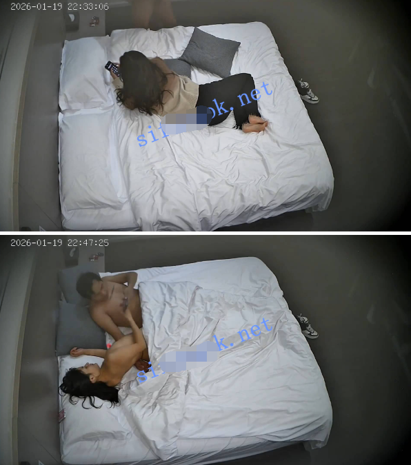 2026-1-20酒店偷拍 愛裸睡的氣質美女整日脫光光勾引軟蛋男友