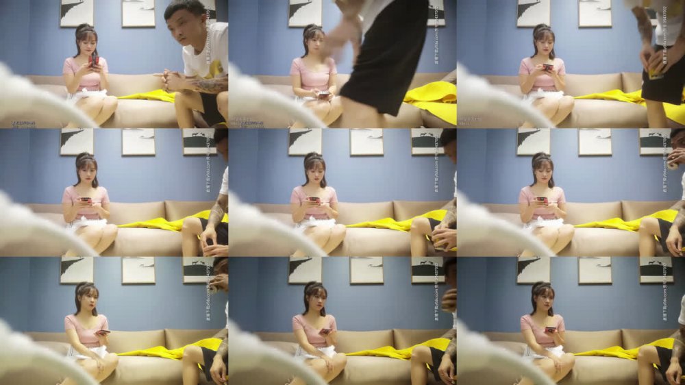 【AI增強】2020-07-04【千人斬星選】長相甜美大奶妹子，性感黑絲高跟鞋穿著衣服操翹屁股摸逼