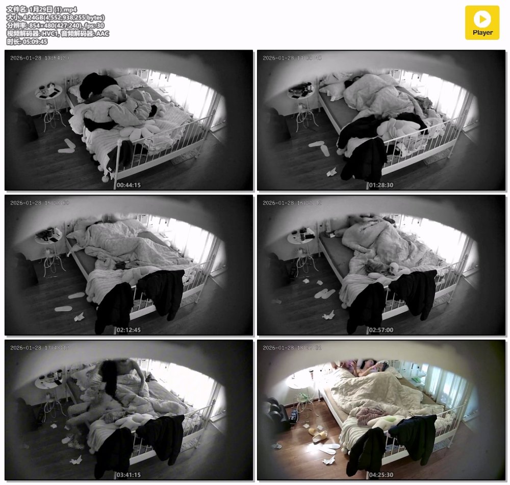 ❤️20260128酒店偷拍午飯吃飽喝足後把女友撲倒在床溫柔啪啪四場