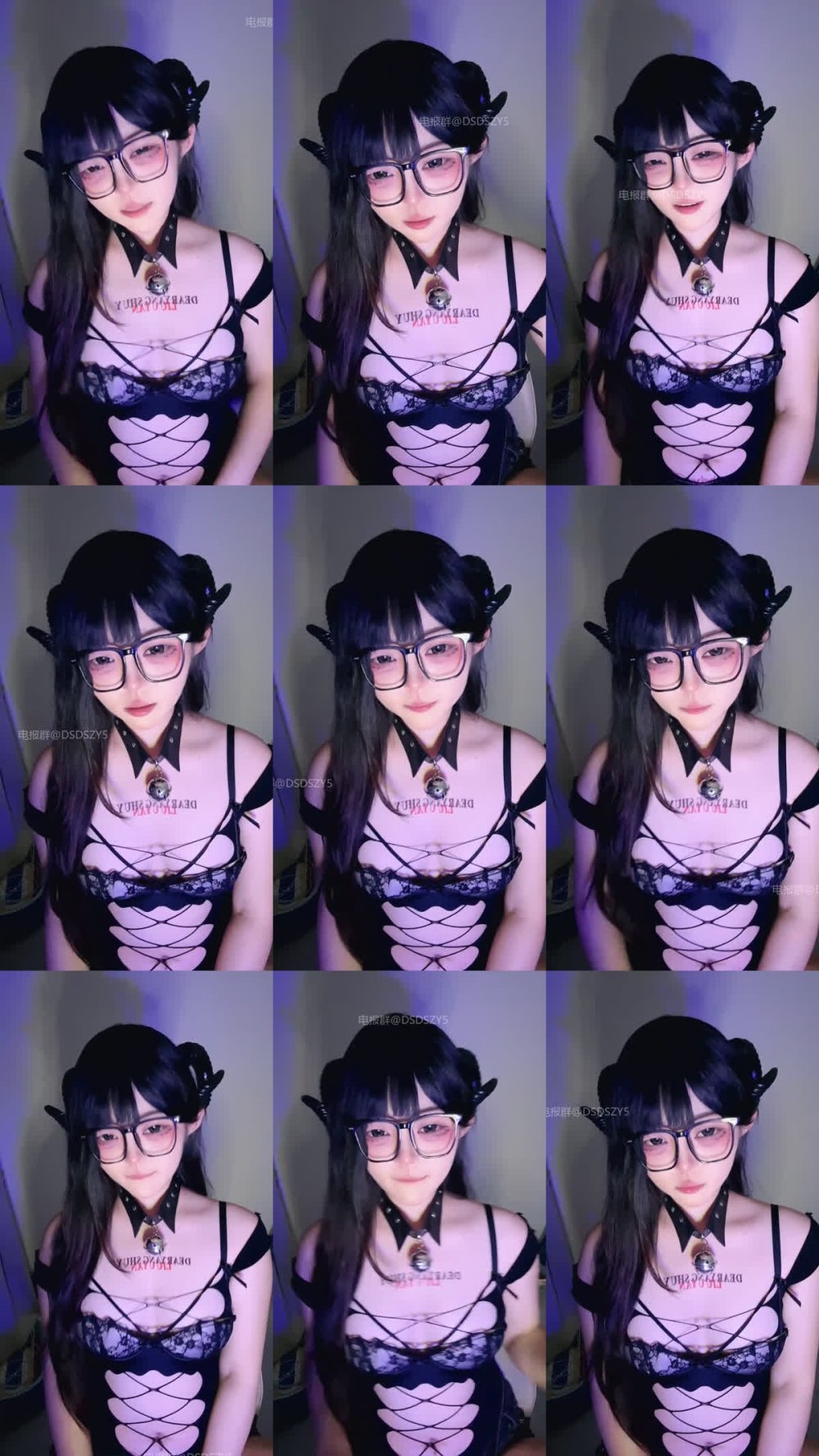 ♦️ 七彩主播【1663758554_魅魔的夜晚】直播錄播暗黑系妹子7（5V）