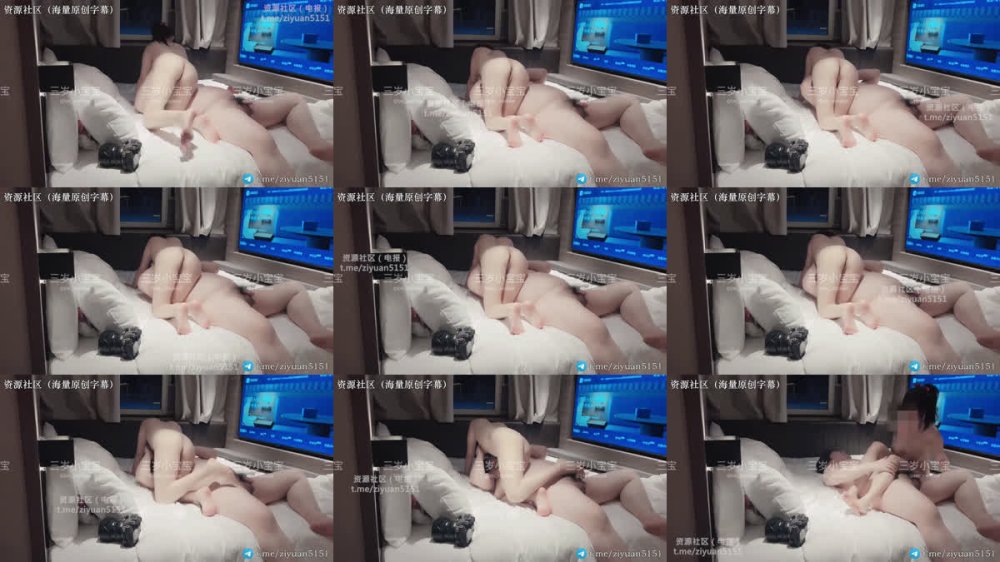 ✅ 反差女大小母狗『三歲小寶寶』酒店偷情下集，老公中途彈視頻讓他視頻目睹全過程