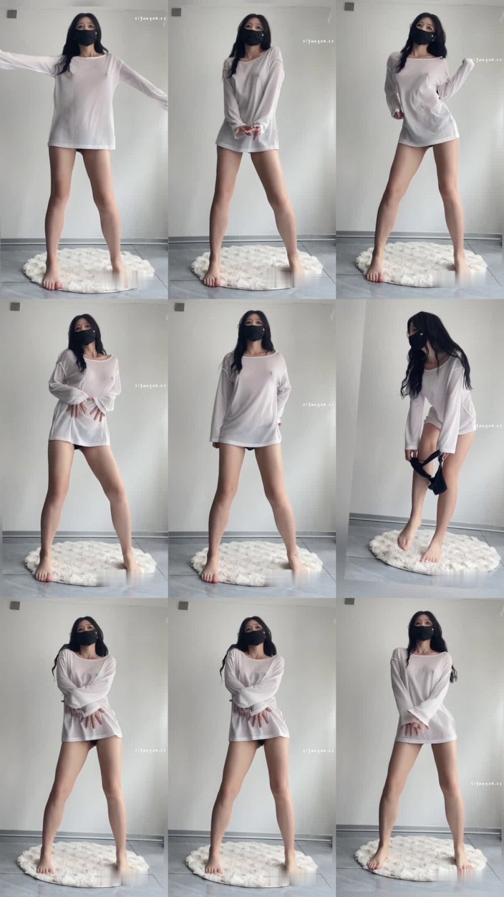 ⚫️ 推特極品裸舞姬【迷鹿+蝴蝶姐妹】絕版定製長時作品，九頭身頂級身材，裸舞BB頂飛了