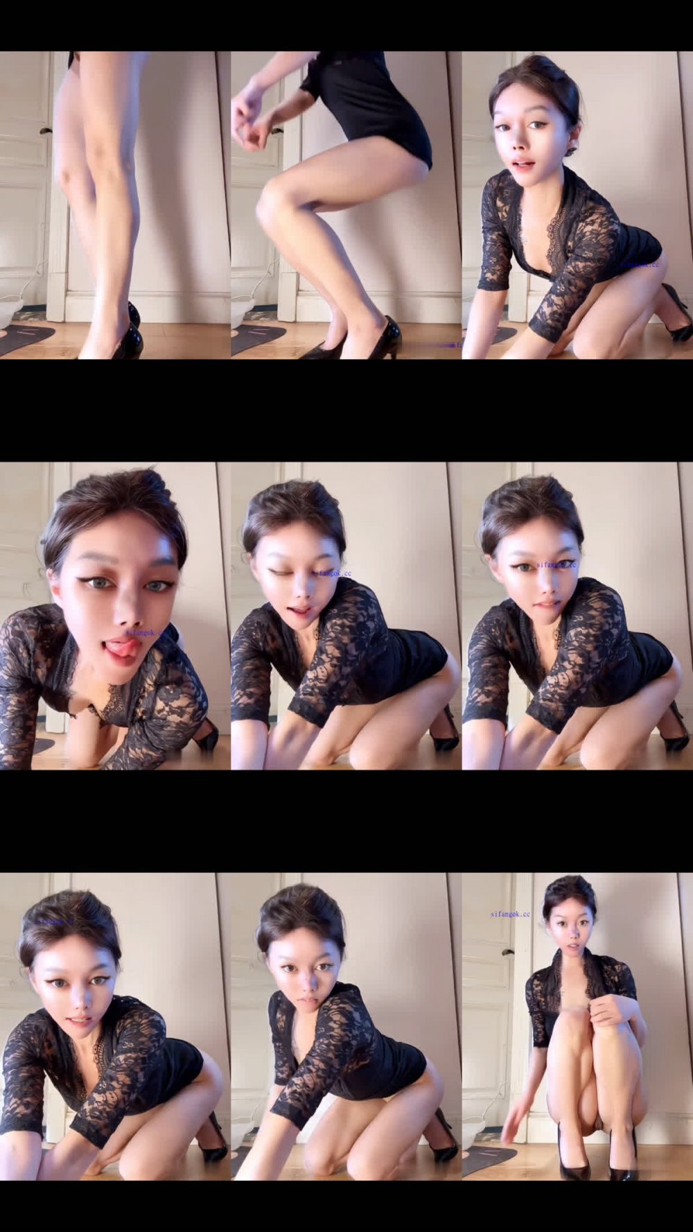 ⚫️ 最新抖音洩密！ 陝西22歲長腿小姐姐【舞者婷婷】重金定製，一字馬皮褲臉穴同框自慰榨白漿