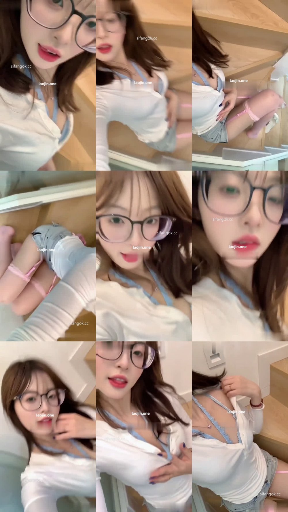 2026年1月最新，【抖音洩密】，40萬粉眼鏡頂級美女【小今大王】露點，自摸，掰B特寫，反差感強