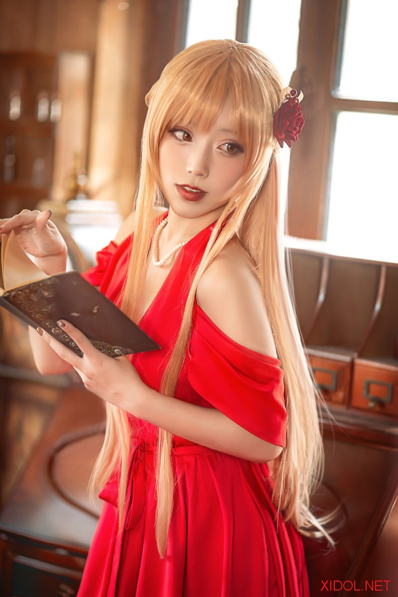 [Cosplay] 切切celia 刀剑神域 亚丝娜 礼服 [28P-534MB]