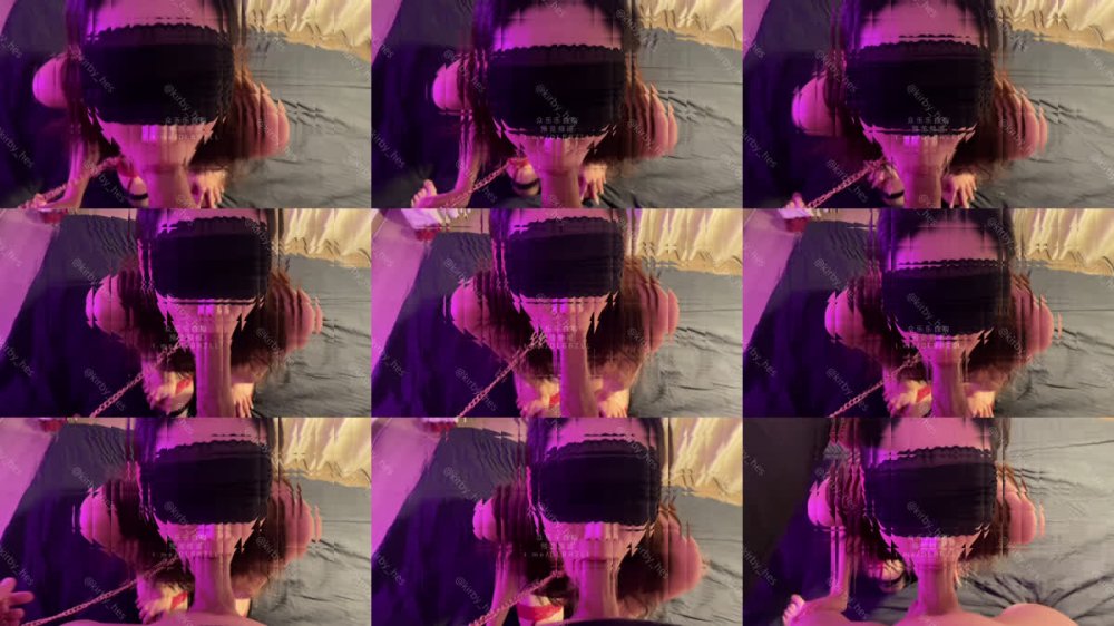 +++ XB-1548 紫光照極品反差母狗無套抽插踩頭操