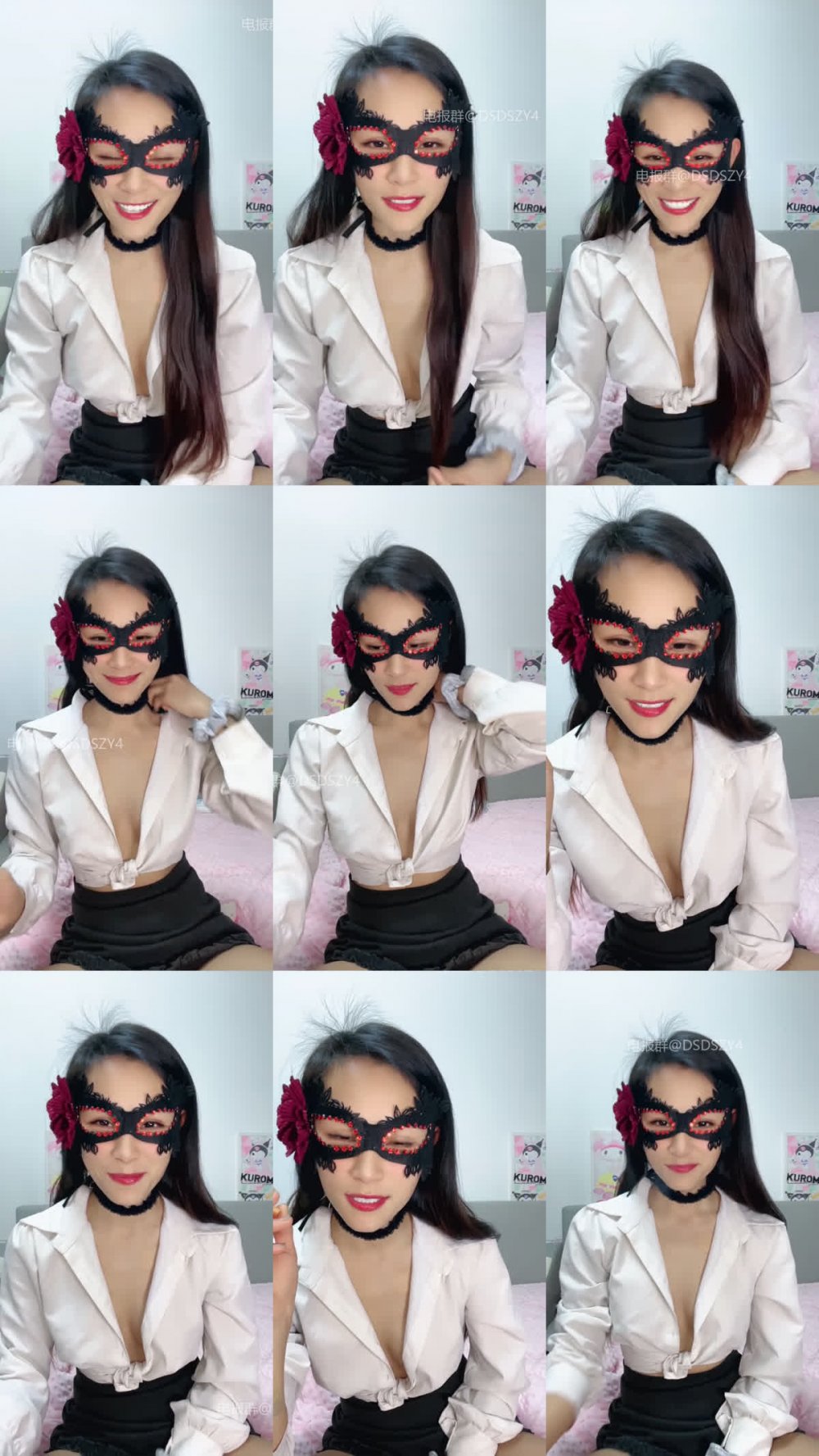 ♦️ 極品電臀【小糖果吖】饑渴蒙面女郎、堪稱榨精機器1（8V）