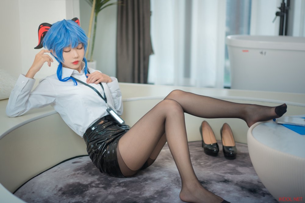 [Cosplay] 影子喵Ghost 甘雨OL [35P-367MB]