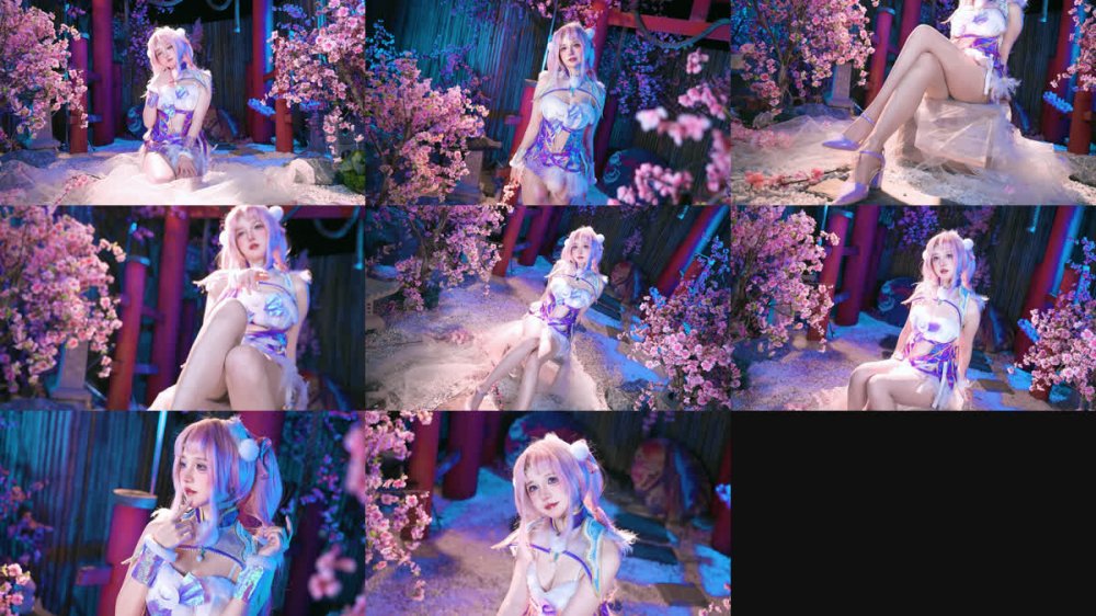 [Cosplay] 阿薰kaOri 永劫无间·殷紫萍 [61P1V-584MB]