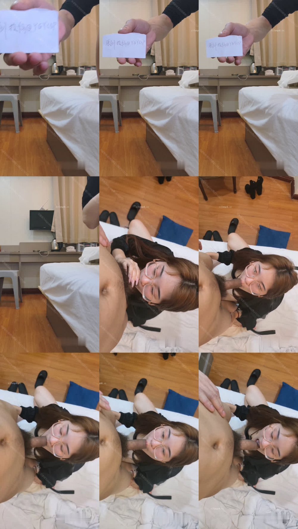 ⚫️ 專注嫩妹實力大神【魚哥】2026泡妞約炮新系列，極品大奶眼鏡娘，窒息扇臉無套內射