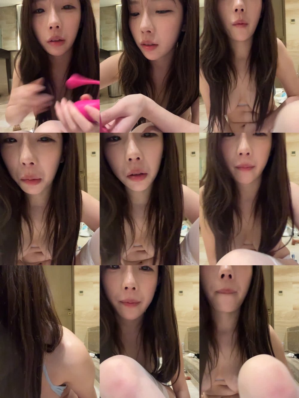 stripchat【nina520】純欲女學生 堅挺飽滿大奶 M腿美足 道具自慰 爽到高潮噴水