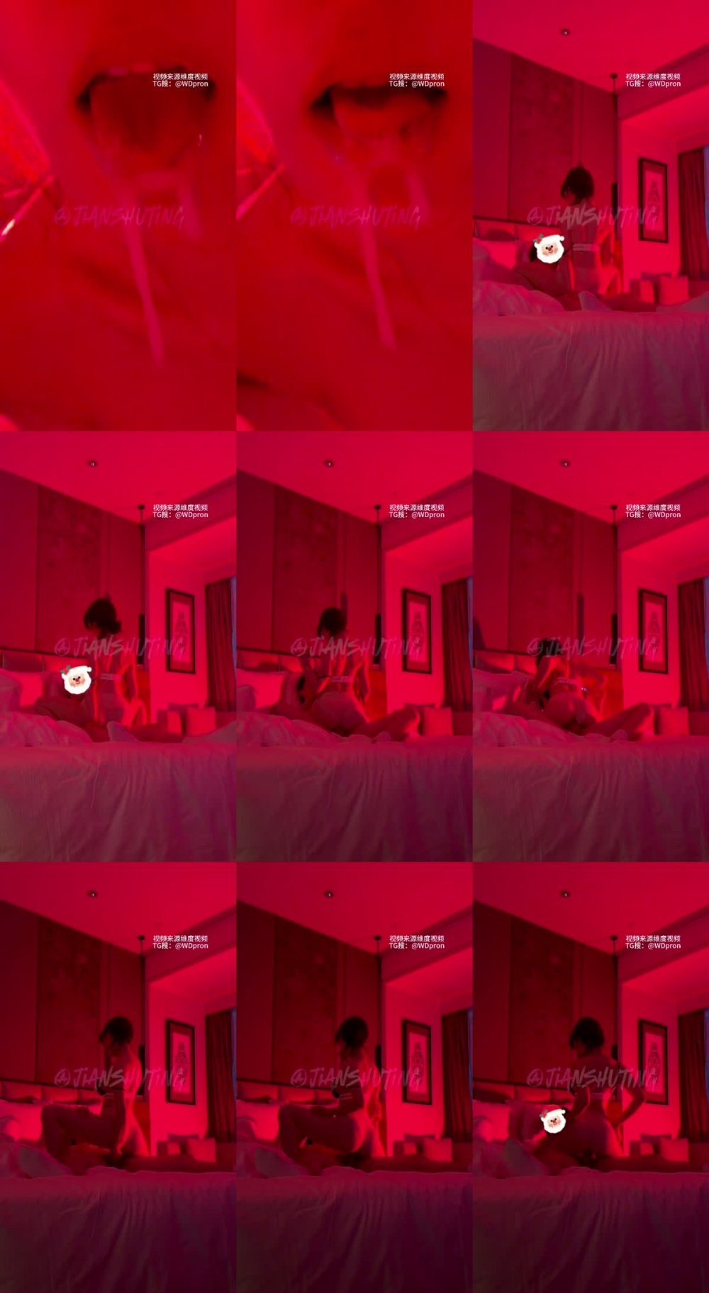 ✅ 稱小小志玲 高顏值週邊嫩模『姜舒婷』粉色曖昧燈光下主動上位騎乘，外人眼中的女神私下