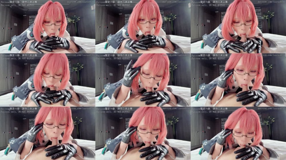 ⚫️ 極品百變COSER福利姬【浵卡Tokar】最新作品，COS絕區零月城柳足交啪啪擼飛機（2V）