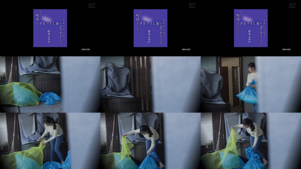 +++ [FHD] EBWH-309 オレが痴●をヤメられないのはだらしないデカパイ人妻がスキだらけで電車に乗るせいだろ？ 柏木ふみか