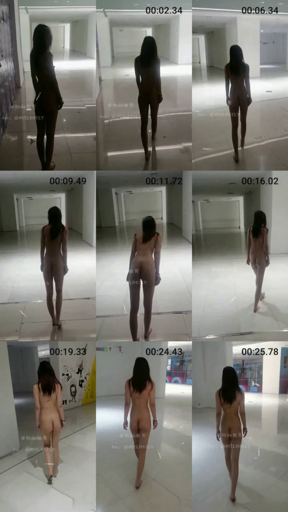 ⚫️ 東北極品騷母狗【米拉de世界】最新03月VIP福利，愛露出全裸逛遍大街小巷，吃主人肉棒調教（2V）