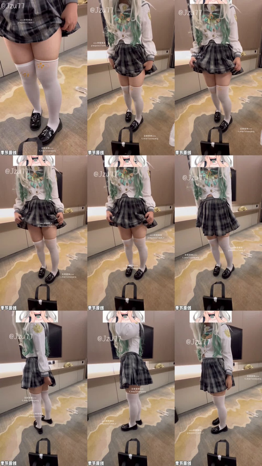 ✅ 洛麗塔COS少女『季節』白絲JK小蘿莉足交榨精啪啪，大屌撐滿潤滑濕暖蜜穴，勾人小妖精