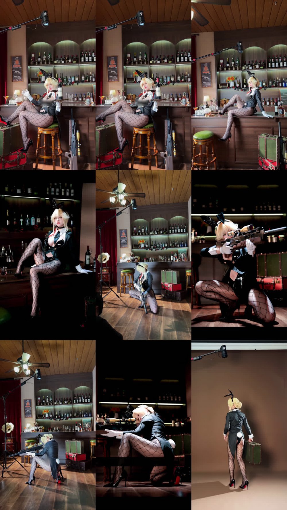 [Cosplay] 半半子 Nikke胜利女神 爱德兔女郎 [62P1V-436MB]