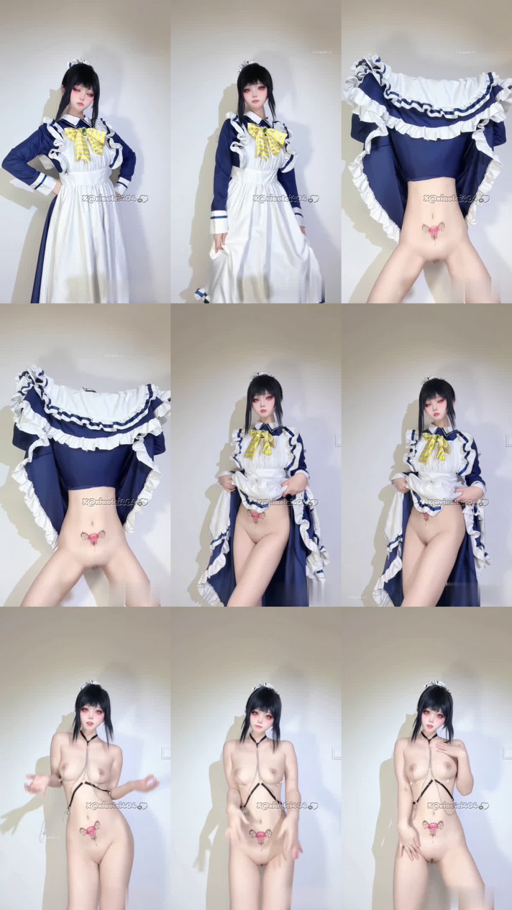 ⚫️ 北京大三在讀高顏值女大【希爾薇】最新03月16日作品，CosPlay四季夏目（棗子姐）裸舞