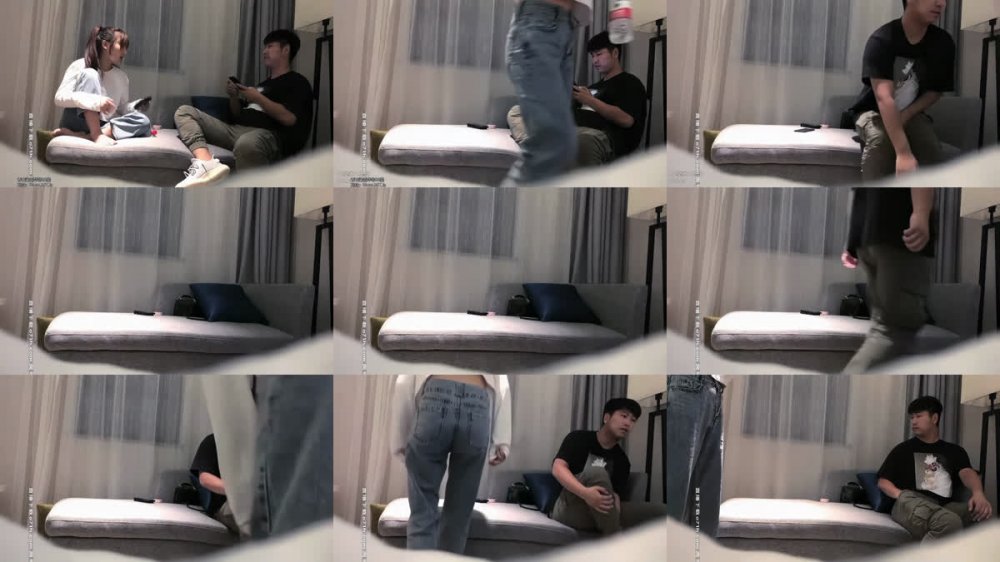 【AI增強】2020-08-17【小寶尋花】約了個高顏值白衣馬尾妹子，舌吻口交翹屁股後人床邊大力猛操