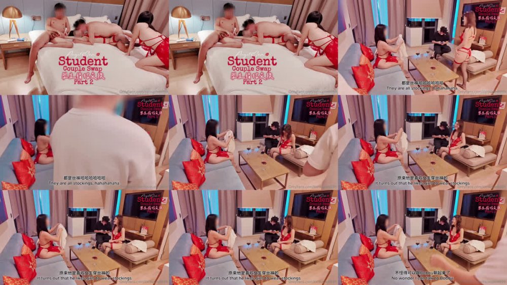 【AI增強】OnlyFans【學生情侶交換】第二集情色遊戲klcouple6699（Angel&SamCouple）