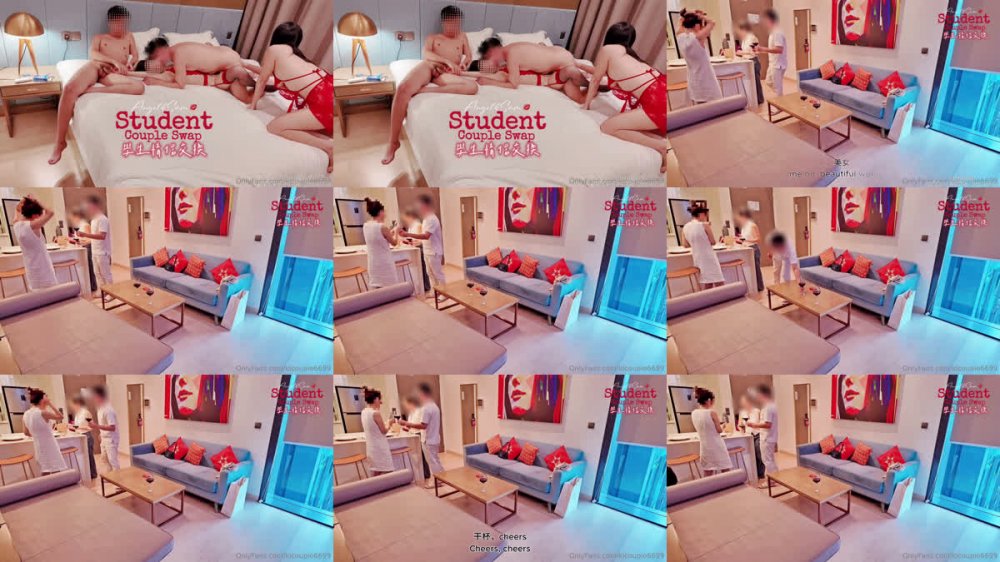 【AI增強】OnlyFans【學生情侶交換】第一集年輕女同klcouple6699（Angel&SamCouple）