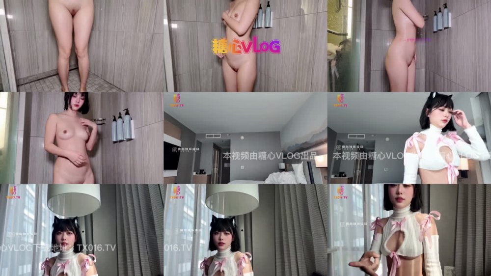 ⚫️ 高顏值清純小母狗【黑貓露娜醬】粉絲的肉體遊戲2，黑貓醬被大黑雞巴一插到底