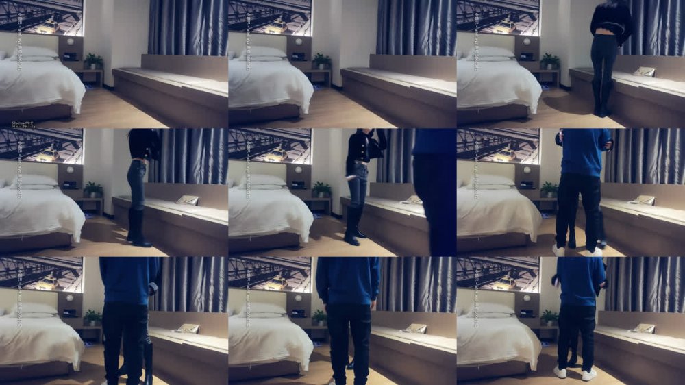 【AI增強】20210402_[原版]七天探花_約了個牛仔褲高個美女，沙發特寫掰B，拿著枕頭跪在鏡頭前口交