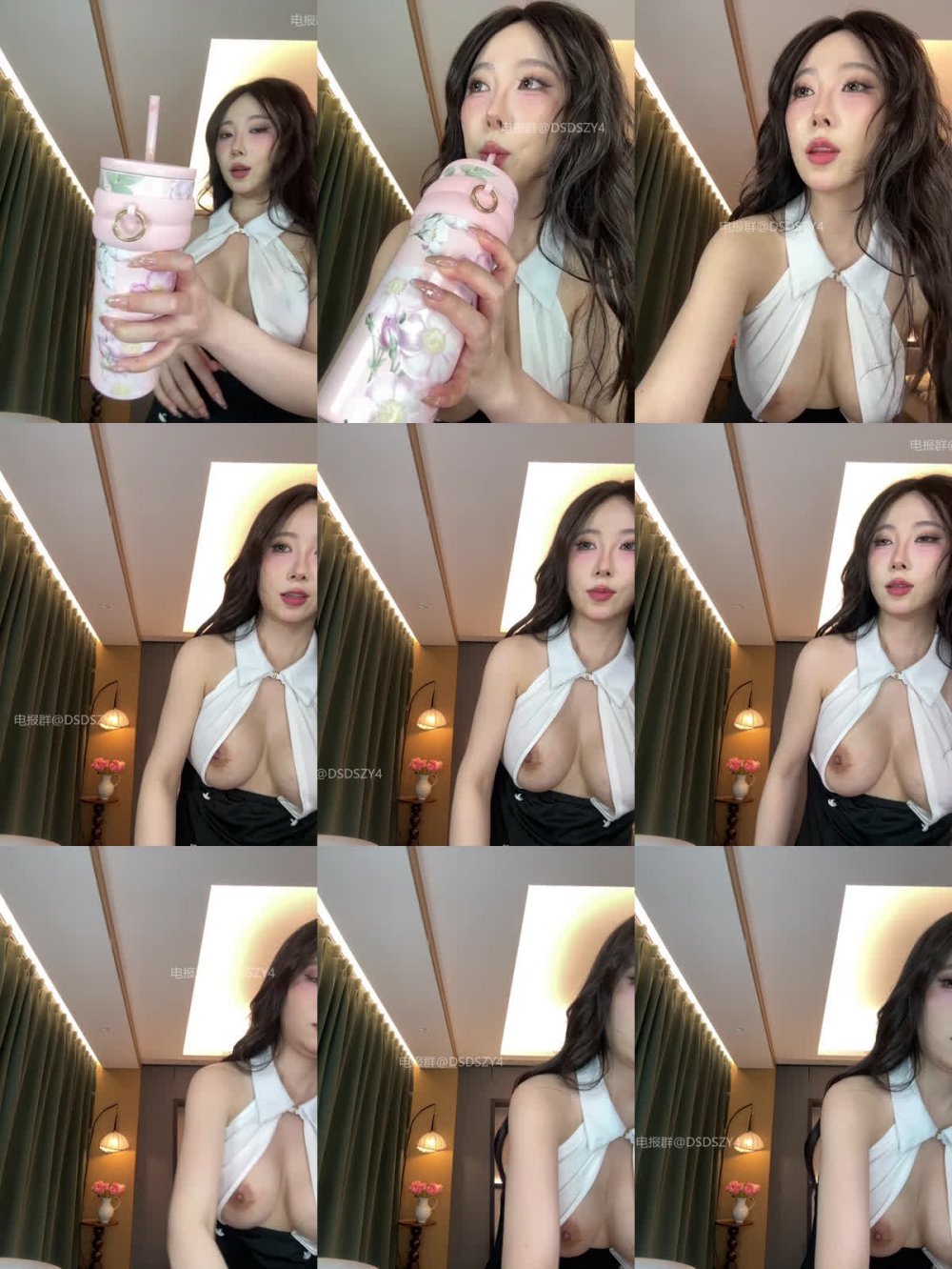 ♦️sp站極品身材禦姐【AYW-21】穿著開檔絲襪珍珠內褲展現欲女極致的騷樣1（6V）