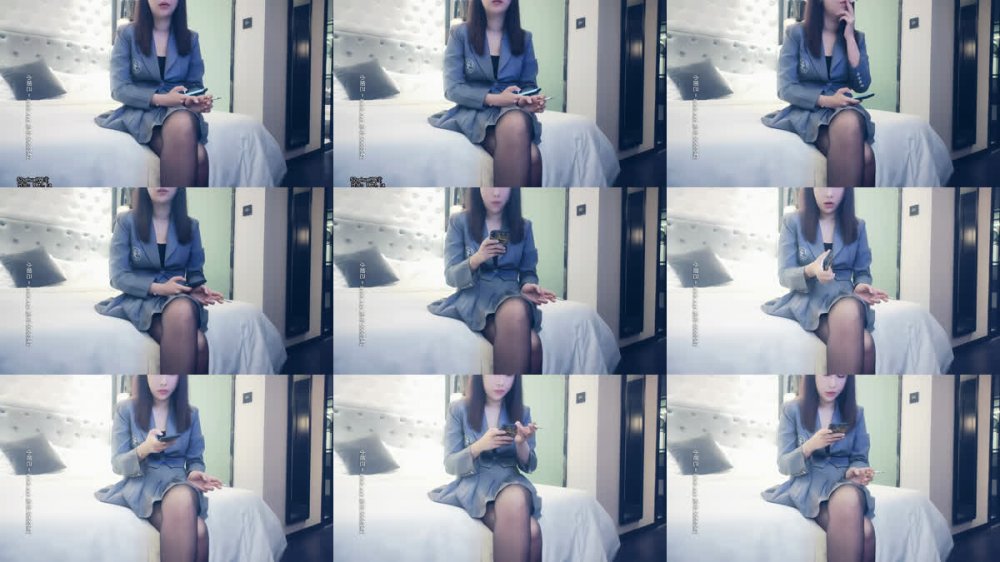 【AI增強】20210406_[原版]七天探花_高顏值都市靚妹，黑絲長腿鏡頭前特寫口交，側入啪啪天然