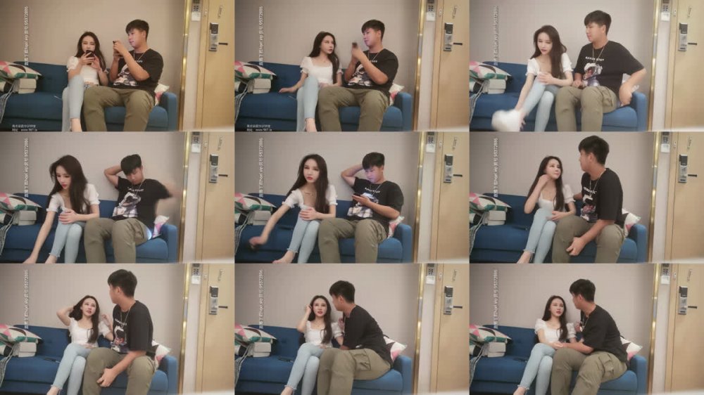 【AI增強】2020-05-24【小寶尋花】約了個牛仔褲網紅萌妹啪啪，舌吻調情洗完澡騎乘抱著猛操