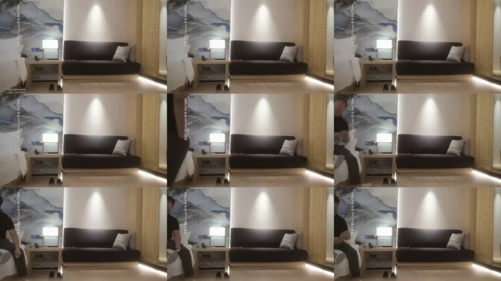 【AI增強】2020-04-08【小寶尋花】深夜第二場約了個黑衣妹子TP啪啪，沙發舔奶騎乘側入大力