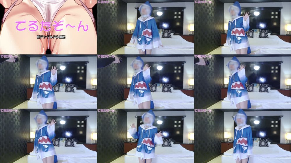 +++ FC2-PPV-4876679 サメちゃんつゆだくオナニー♪エッチ大好き細身■リデカくりぺったんちゃんくじらちゃん！ホ■のグラ衣装で本気”汁”たっぷりオナニー編