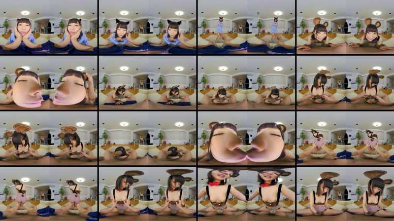 +++ [VR] GOPJ-036 劇的高画質 アニマルコスで発情！？濡れ濡れになっちゃうニャアニャ「食べちゃおうかな？」唾液を垂らして手コキし勃起したチ●ポをフェラ パイパンマ●コに挿入するとにゃあにゃあ喘ぎ「もっと突いて欲しいにゃ…」とおねだり 体を仰け反らせる交尾 あけみみう