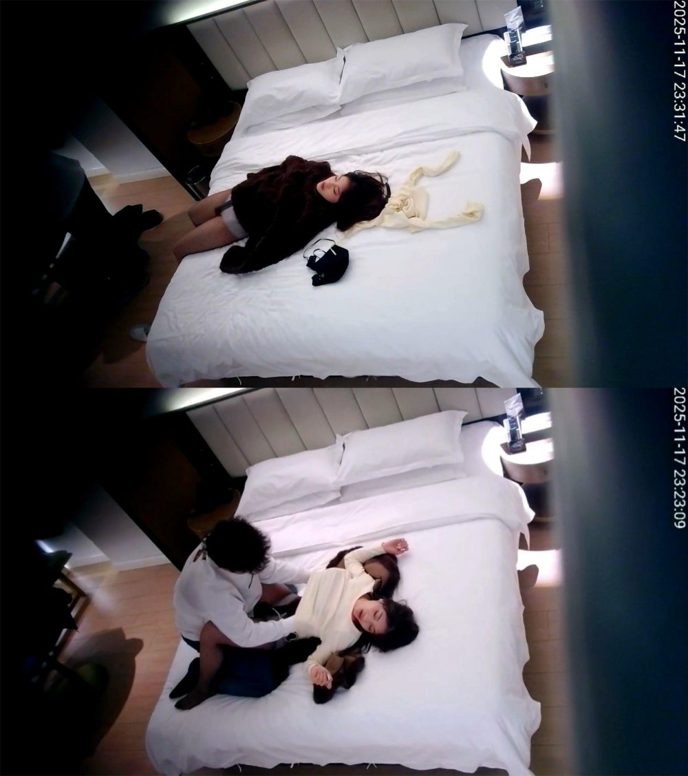 11-18酒店高清偷拍微醉性感黑絲小仙女被男友前戲調教顫音式嬌喘