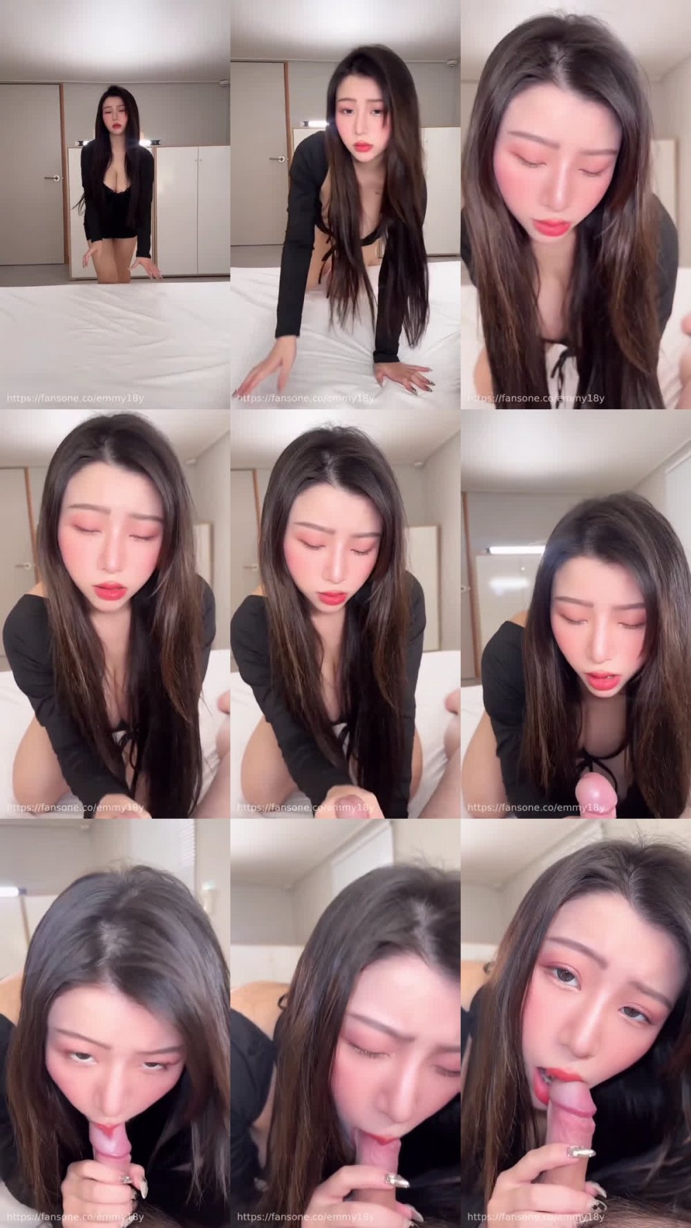 ⚫️ 高顏值雪白巨乳女神【艾瑪Emma】第一人稱無套爆肏騷穴，直接繳械