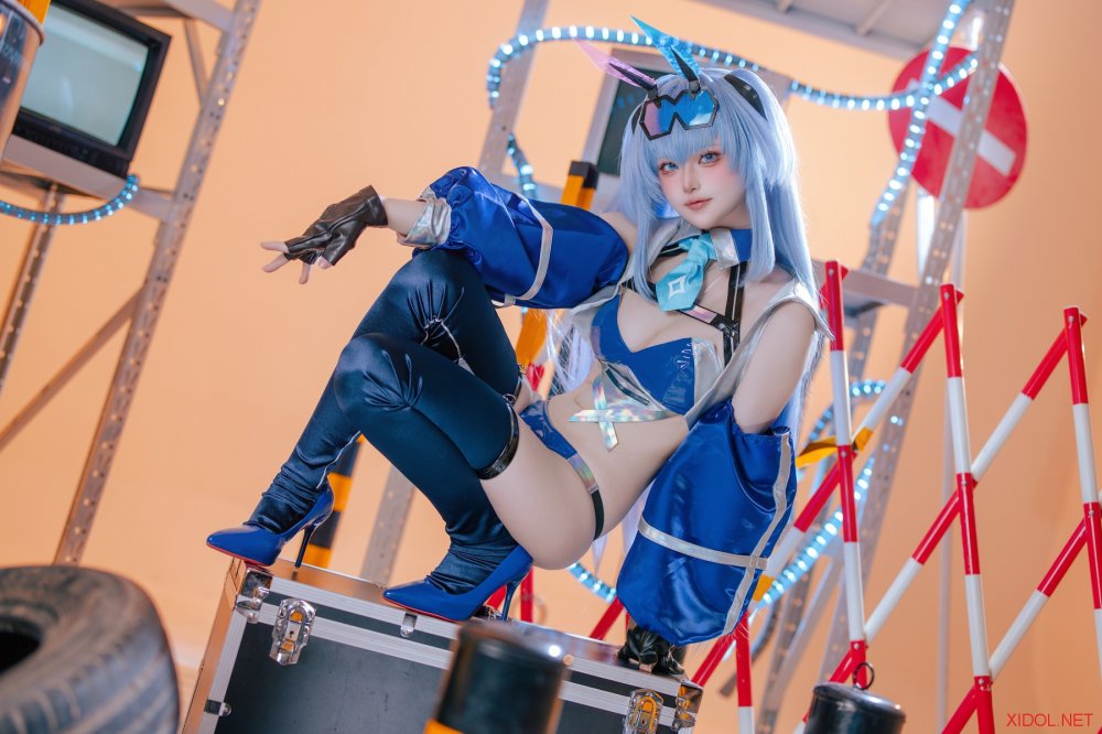 [Cosplay] 屿鱼 碧蓝航线 花园赛车服 [82P-783MB]