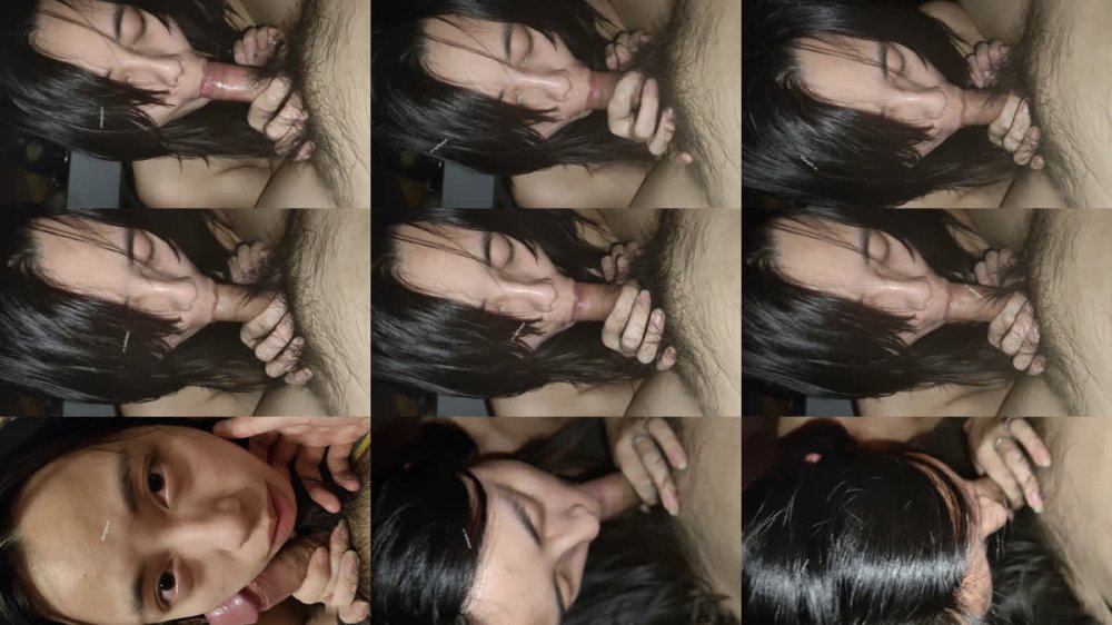 +++ XB-2277 COSPLAY學生妹毒龍吃保險套裡精液