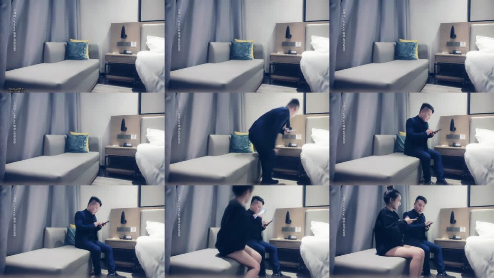 【AI增強】20210416_[原版]七天探花_趙總代班高顏值=時尚靚妹，沙發甜奶摸B，床上側入拉手猛幹