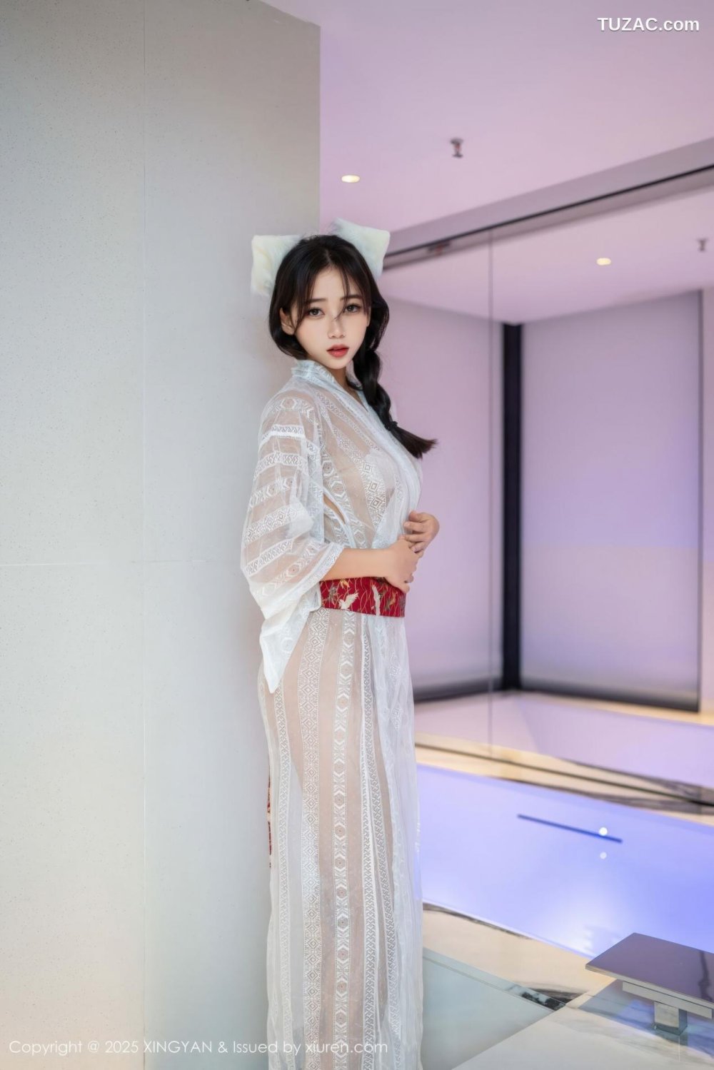 XingYan星顏社-442-時安安-透視蕾絲白裙-2025.12.10[75P]