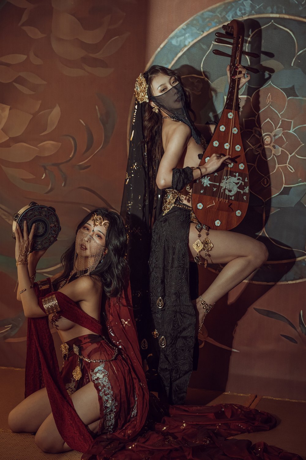 女女百合 - 雙人古風，充滿異域風情的絢爛交纏[50P]