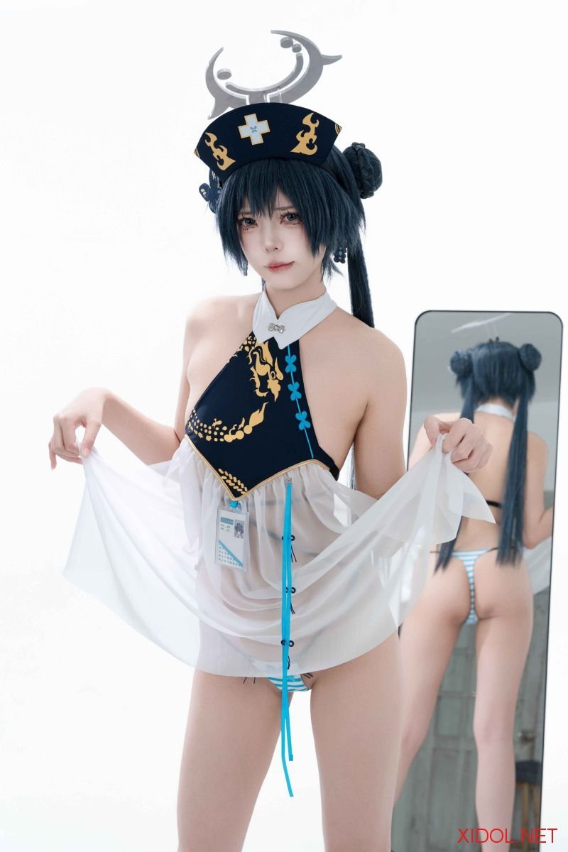 [Cosplay] 君颜圆又圆 – 蔚蓝档案 龙华妃咲 护士