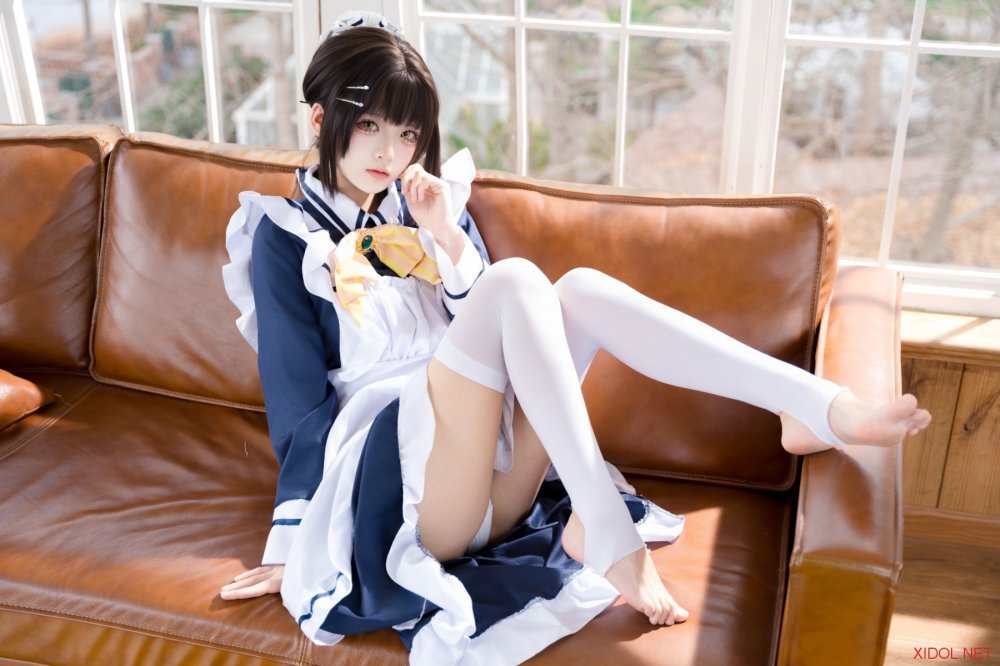 [Cosplay] 九柒喵 – 星光咖啡馆与死神之蝶 枣子姐女仆