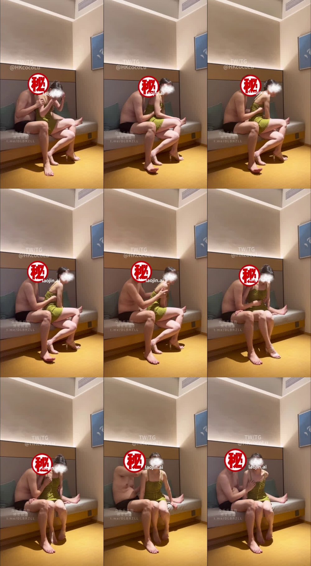 2026年5月最新，推特極品綠帽淫妻博主，【翹臀人妻】，人妻少婦，淺綠色睡衣單男性愛，被扒光爆操
