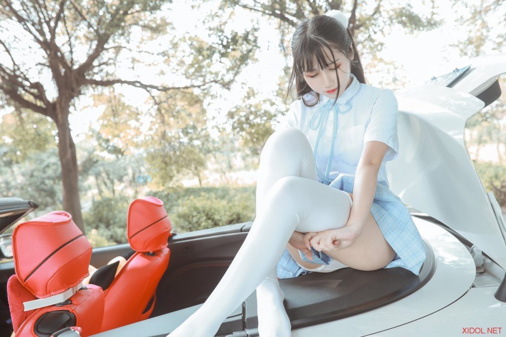 [Cosplay] 不呆猫 白丝过膝袜 [21P12V-209MB]