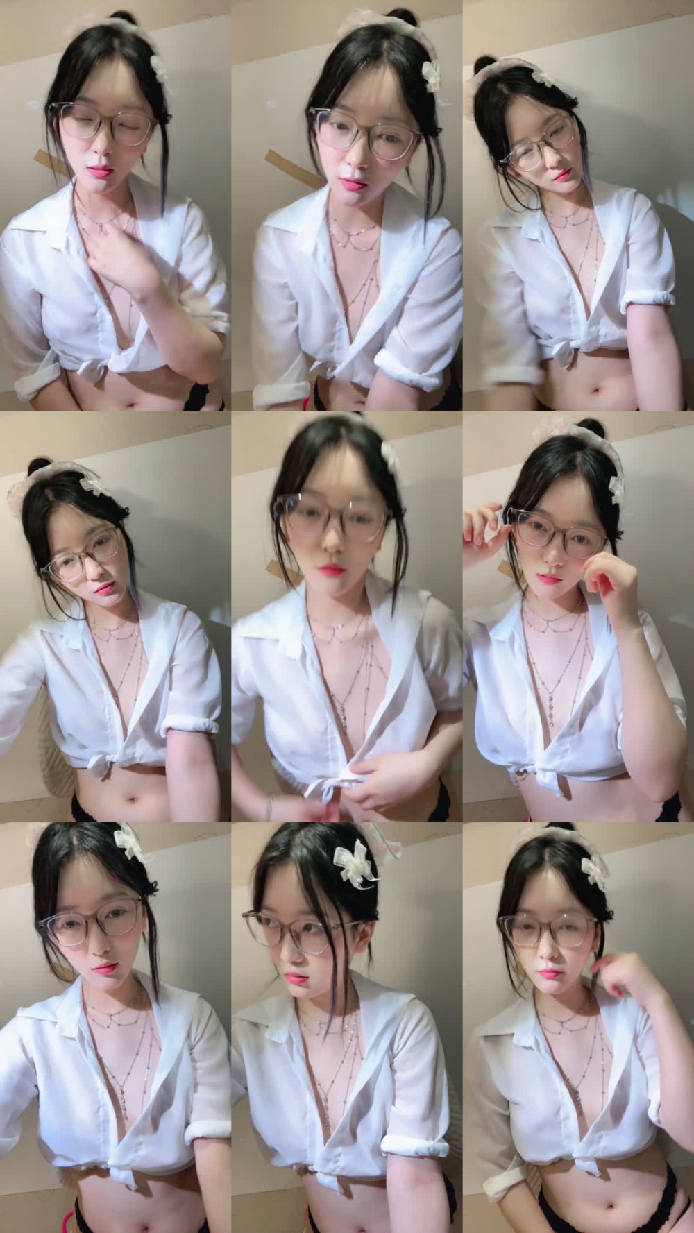 新人正宗校花下海 超級漂亮【小清寶寶】眼鏡妹就是騷 帶胸鏈 掰穴跳彈大雞巴道具自慰 爽