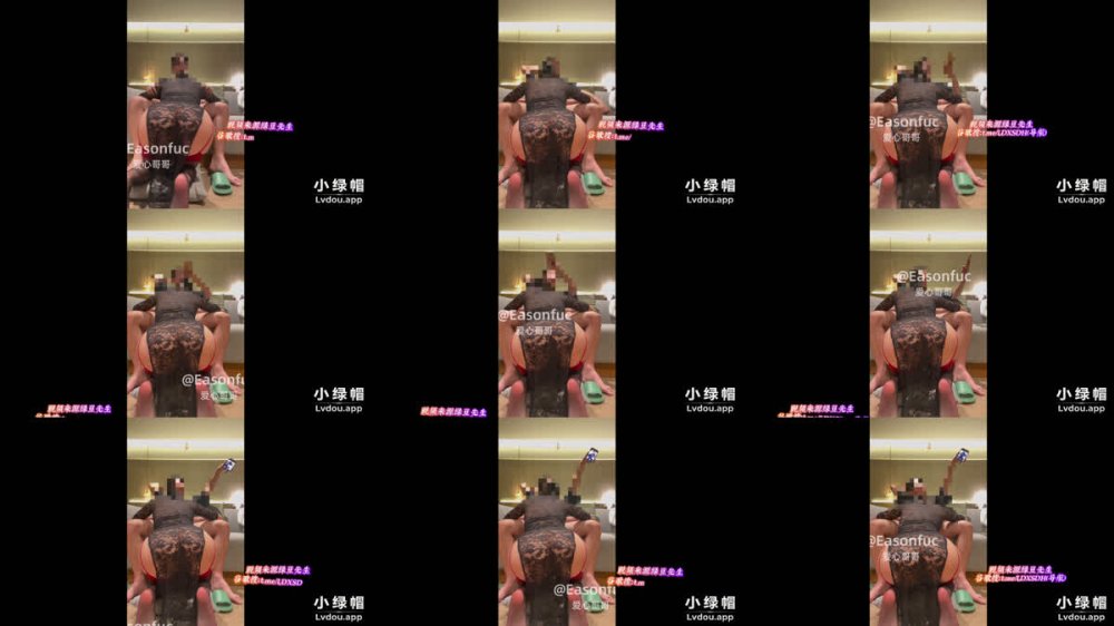 +++ XB-2972 公狗式打樁黑絲長裙情趣內衣母狗