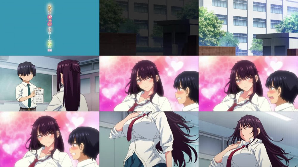 [AmateurSubs] Love wa Gal kara Hajimaru Unmei – 01 (English subs) [DVDRip 576p HEVC AC3] (ラブはギャルから始まる運命)