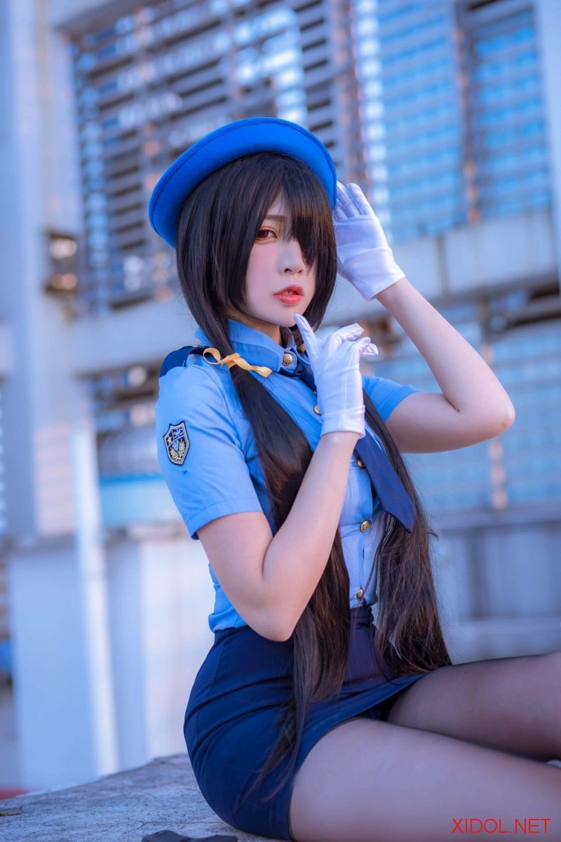 [Cosplay] 二佐Nisa 约会大作战 狂三 女警 [28P-376MB]